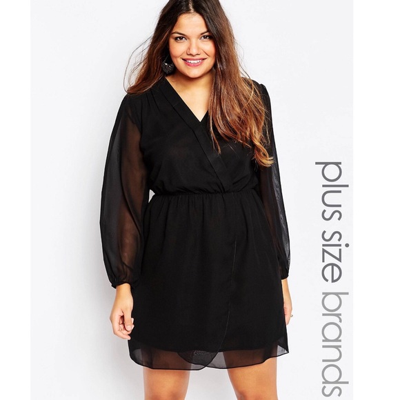 ax paris curve wrap dress