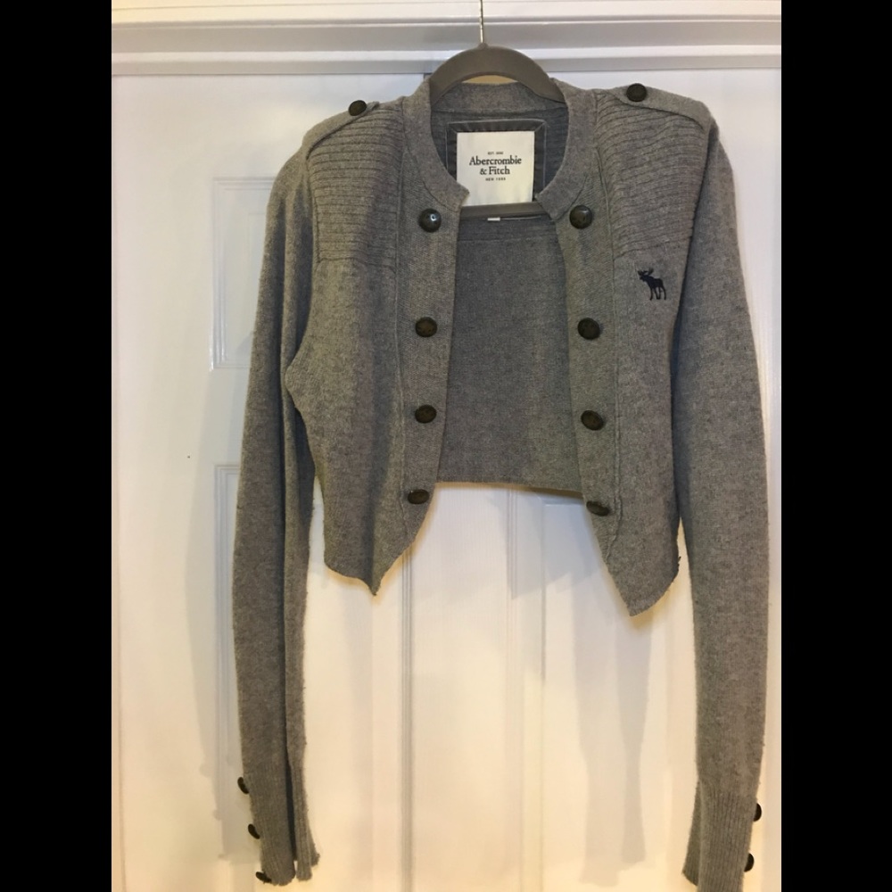 Abercrombie & Fitch military style sweater