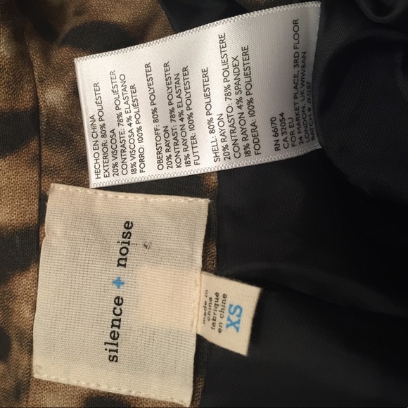 Silence and Noise cheetah print blazer - Picture 5 of 5