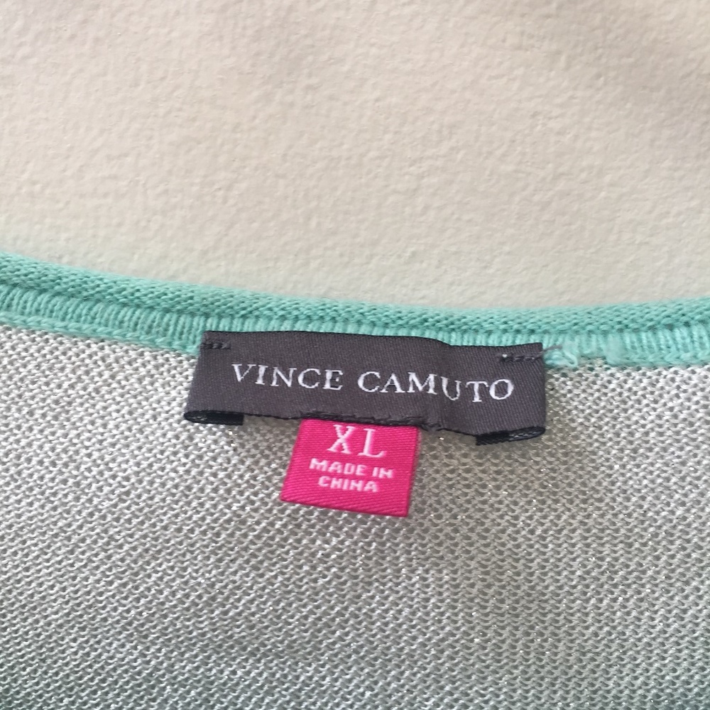 Vince Camuto Long-Sleeve Sweater Aqua Ice - Picture 3 of 6