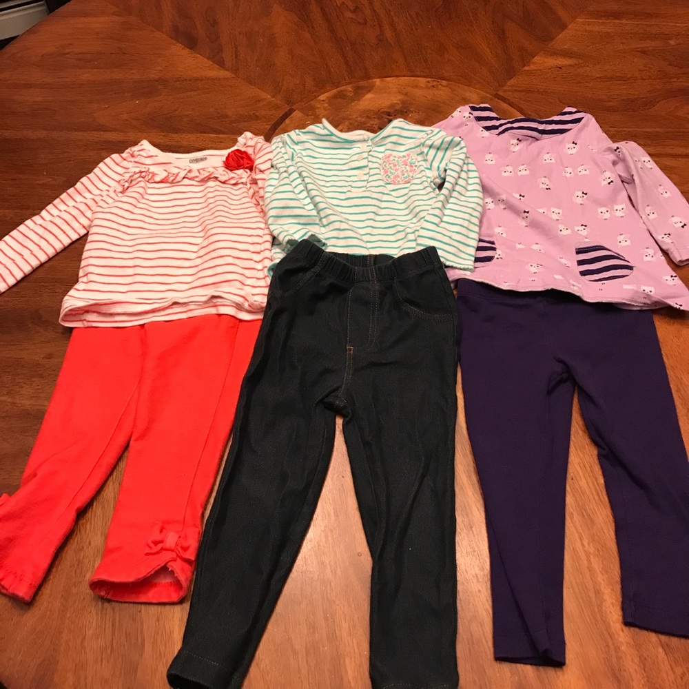 Bundle of 18-24 month old little girls outfits