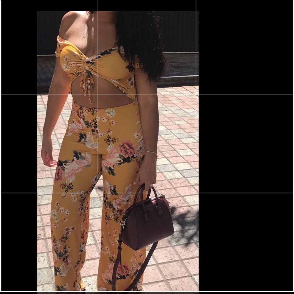 Floral jumpsuit