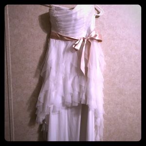 All white Prom dress