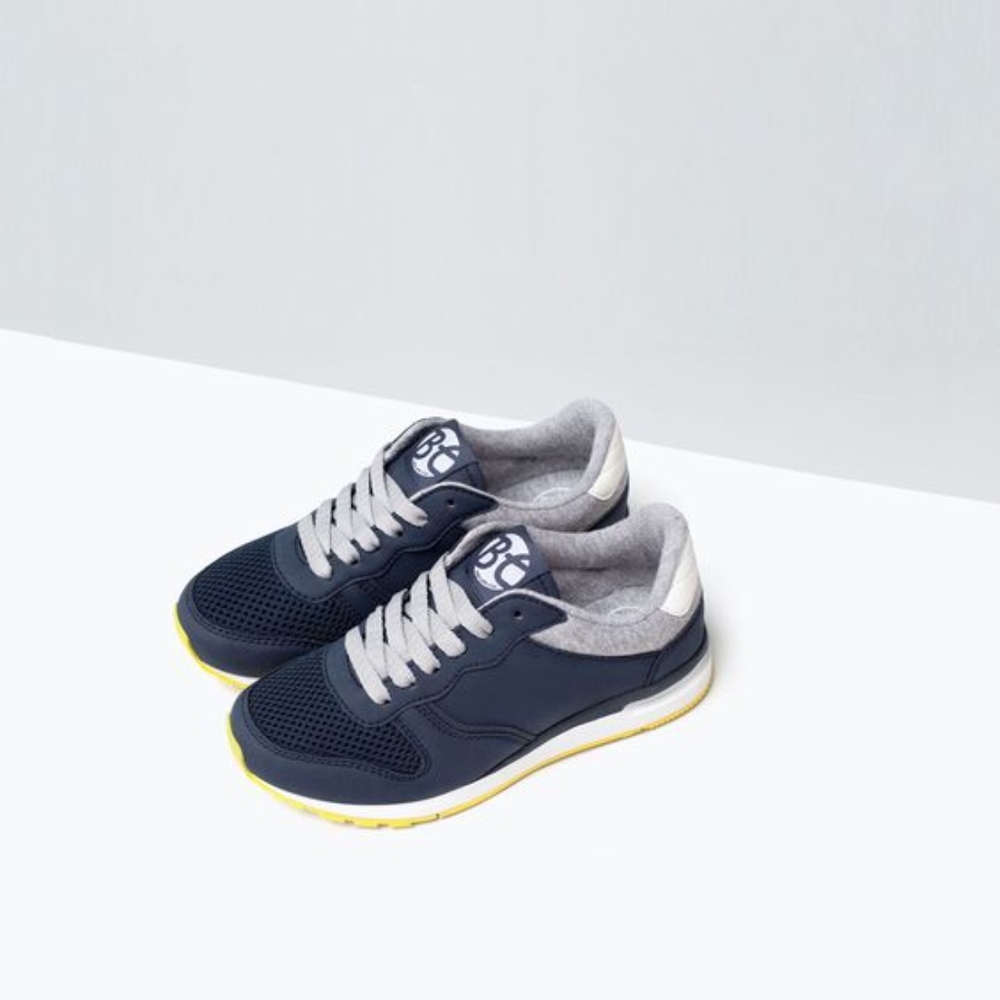 Zara Boys Collection Mesh Sneakers Nwt - Picture 3 of 3