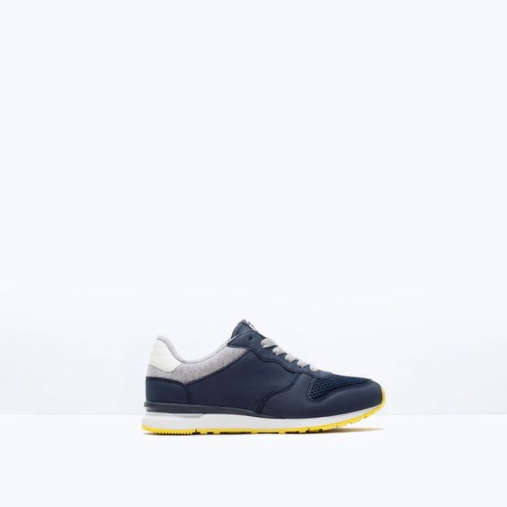 Zara Boys Collection Mesh Sneakers Nwt - Picture 2 of 3