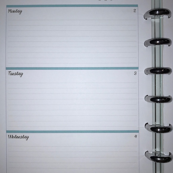 Review of the Martha Stewart Discbound notebook and planner  Discbound Planner Inserts TUL, Arc, Martha Stewart
