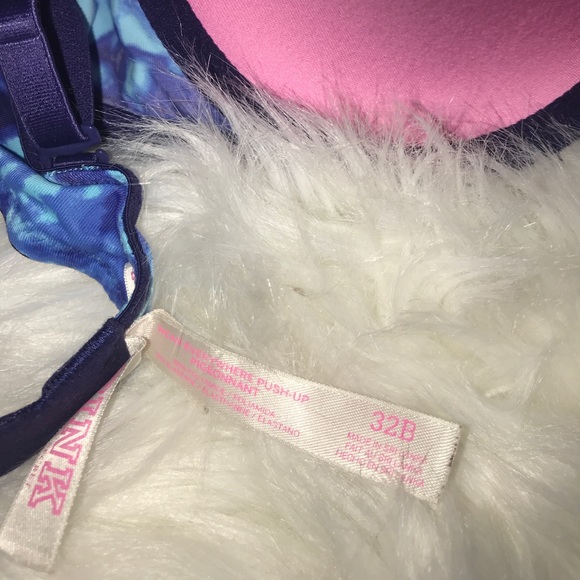 The dye blue PINK push-up bra - Picture 3 of 3