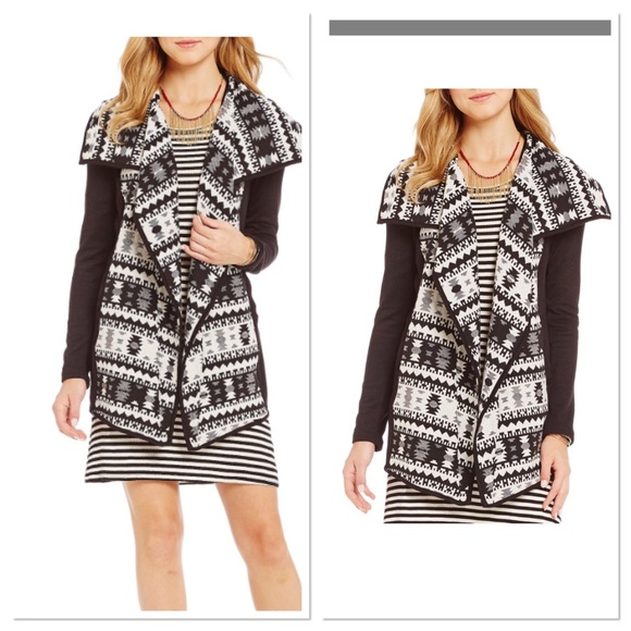 Brand New with Tags Gianni Bini Open Aztec Jacket - Picture 1 of 5