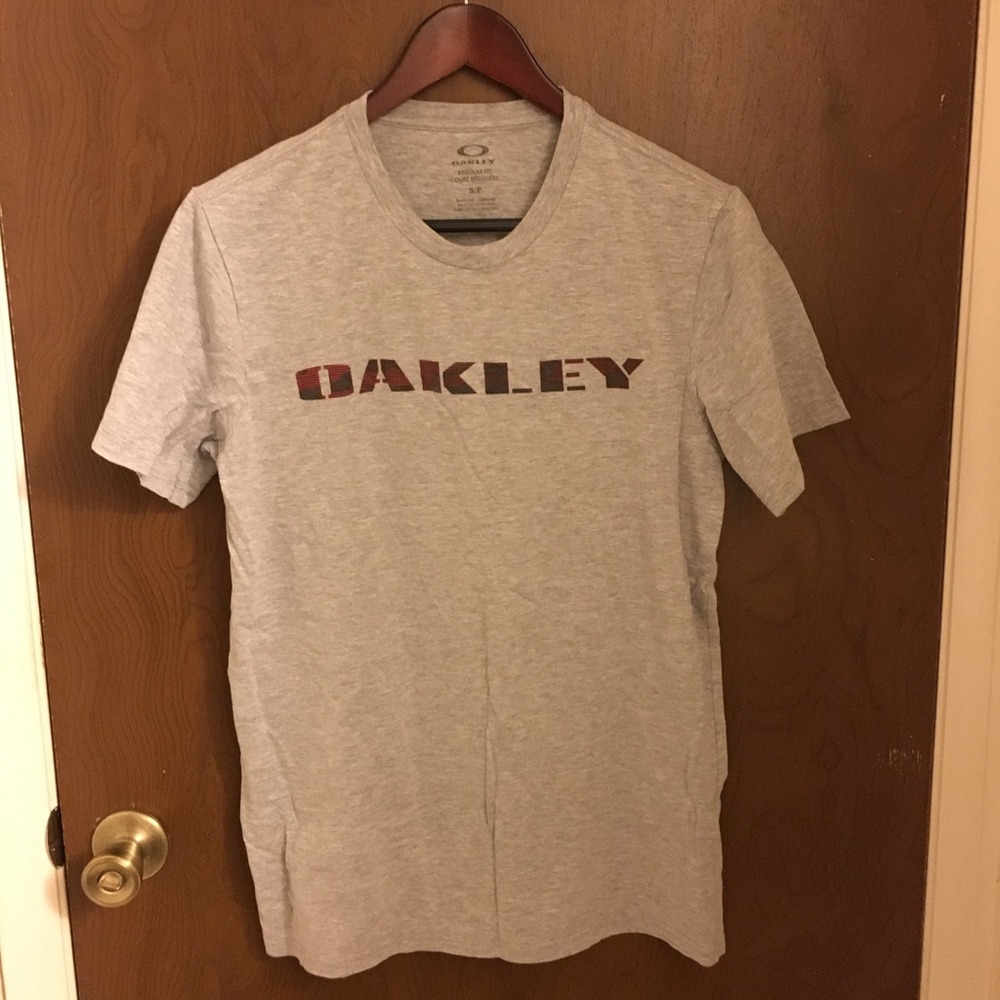 Oakley Grey Logo Tee Shirt