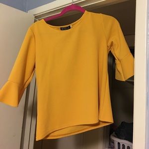 Women’s Mustard colored top