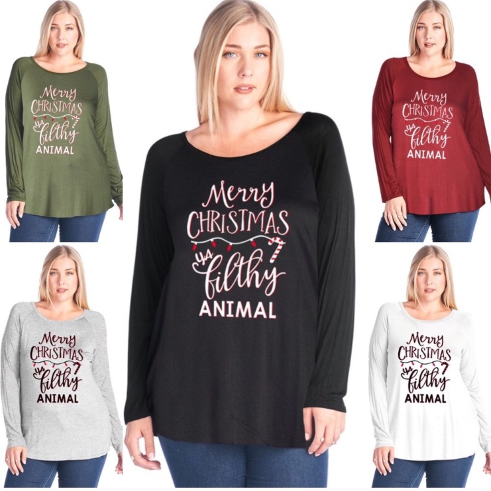 ➕ Christmas Shirt (in Black)