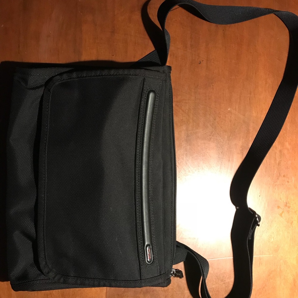 Tumi slim briefcase.