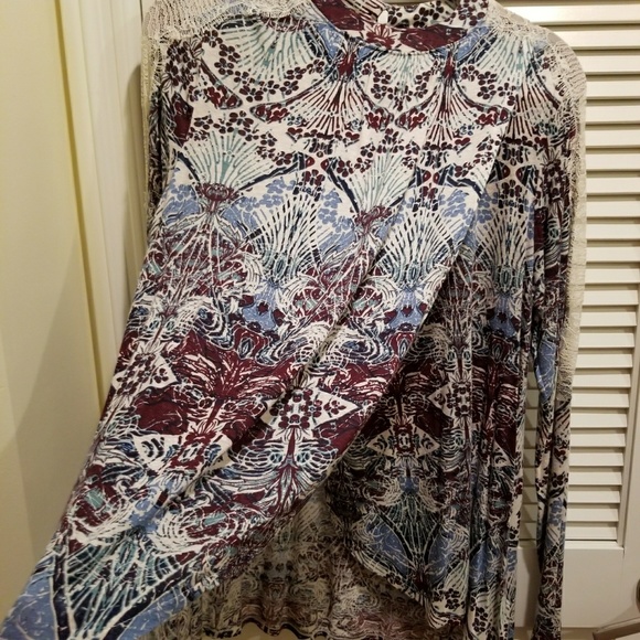 Free People Boho Long Sleeve Blouse - Picture 5 of 7