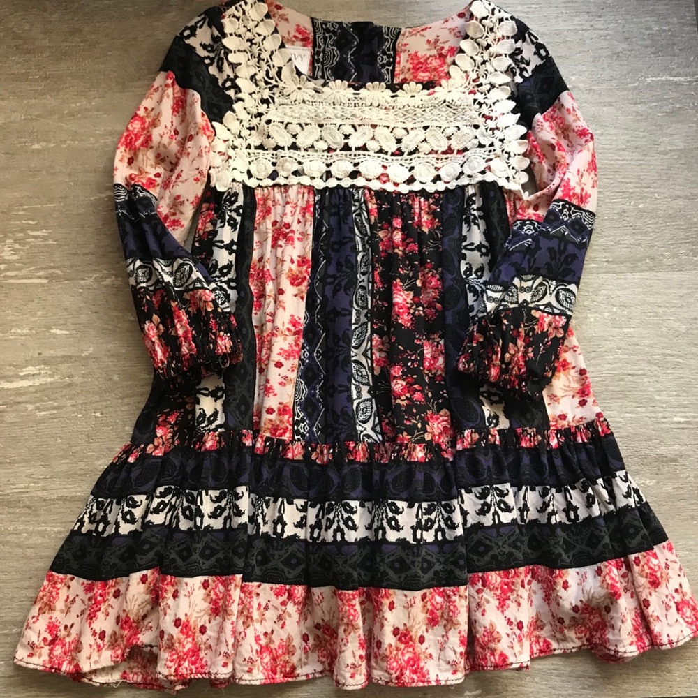 🚫SOLDonKid🚫[Iris&Ivy] Boho Dress [3T]