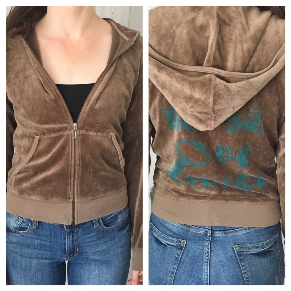 {Juicy Couture} Velvet Track Jacket