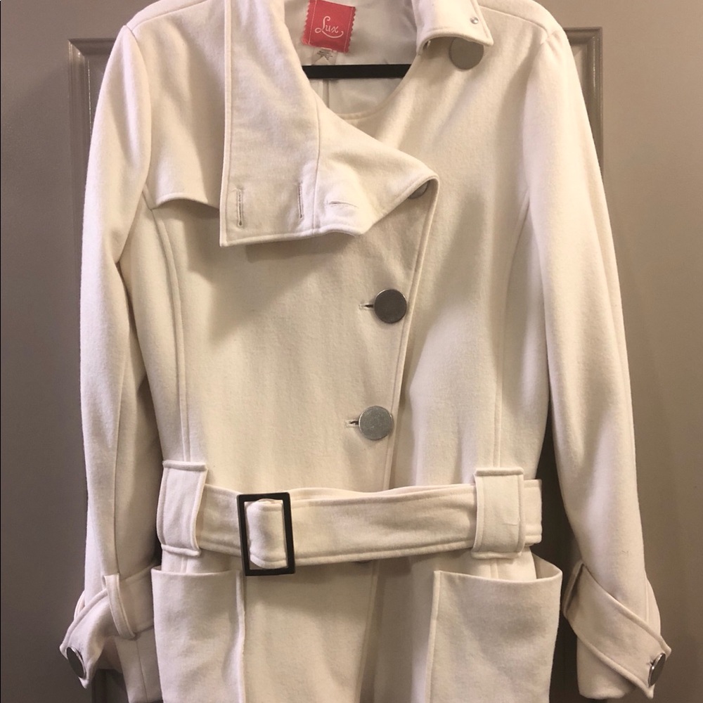 Women's Lux brand belted Winter Jacket. Sz L