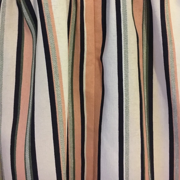 TOPSHOP PETITES STRIPED FRONT TIE KNOT DRESS - Picture 3 of 4