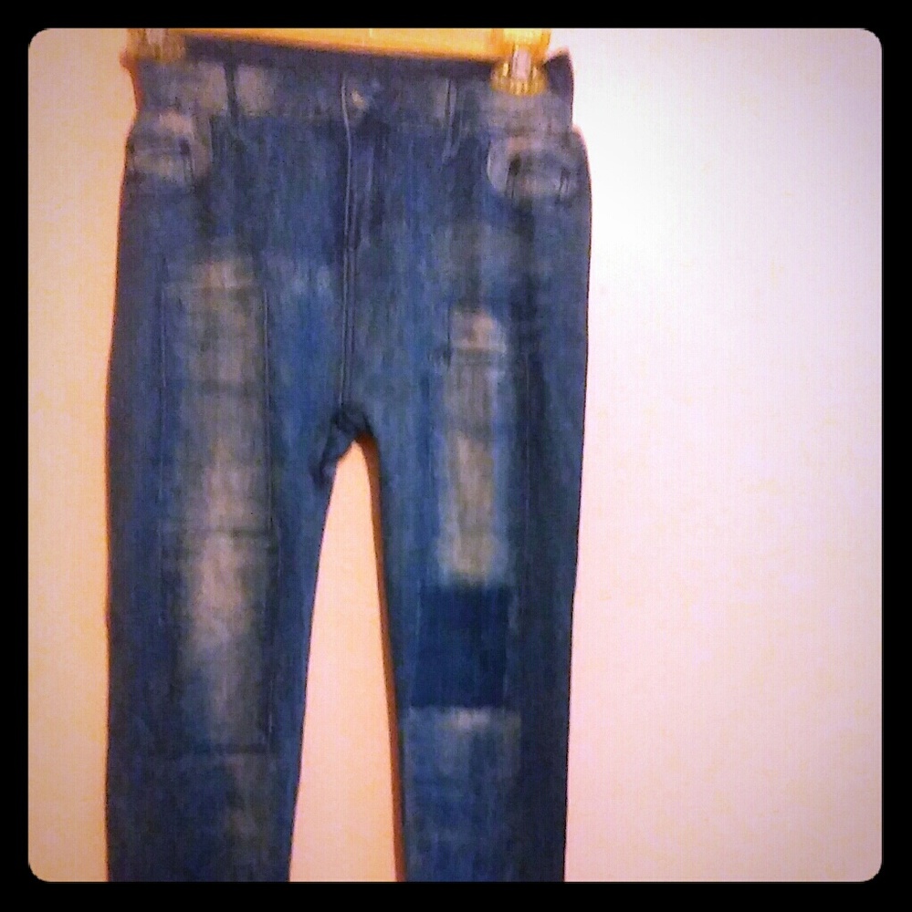 Two pair jean jeggins
