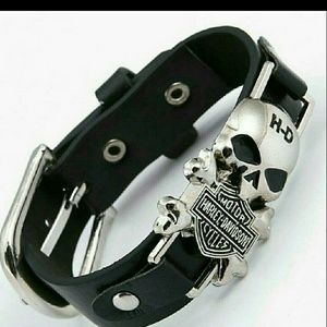 Harley Skull bracelet unisex fashion jewelry