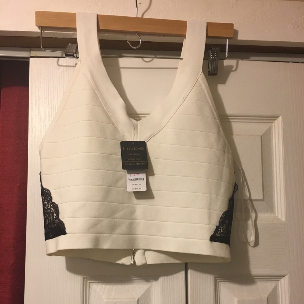 Bebe bandage crop top