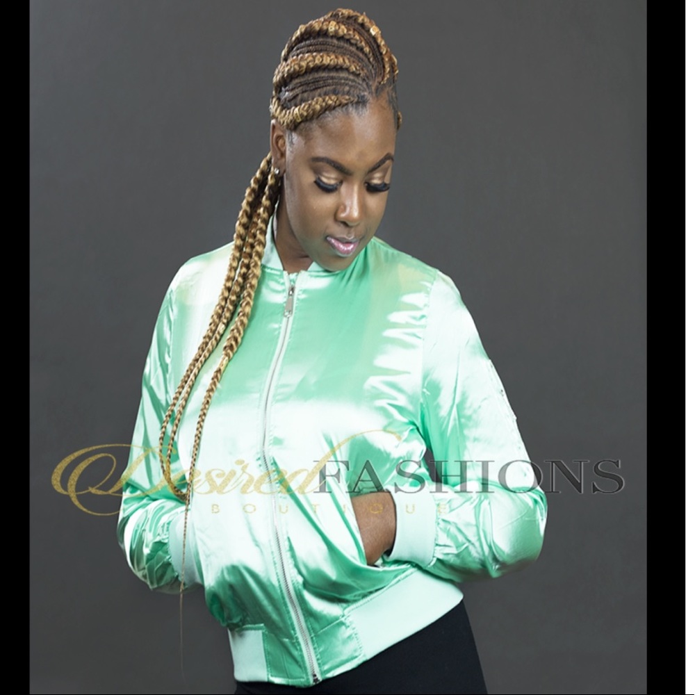 Spring Bomber Jacket | Mint