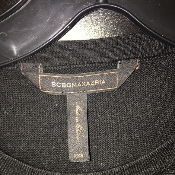 Black BCBG Max Azria Merino Wool Pullover Poncho! - Picture 6 of 6