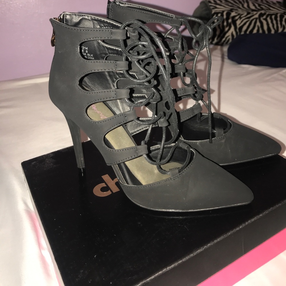 Black heels