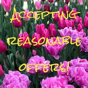 Reasonable offers welcome!