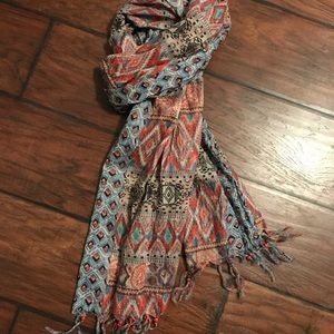 Maurice’s Aztec Patterned Scarf