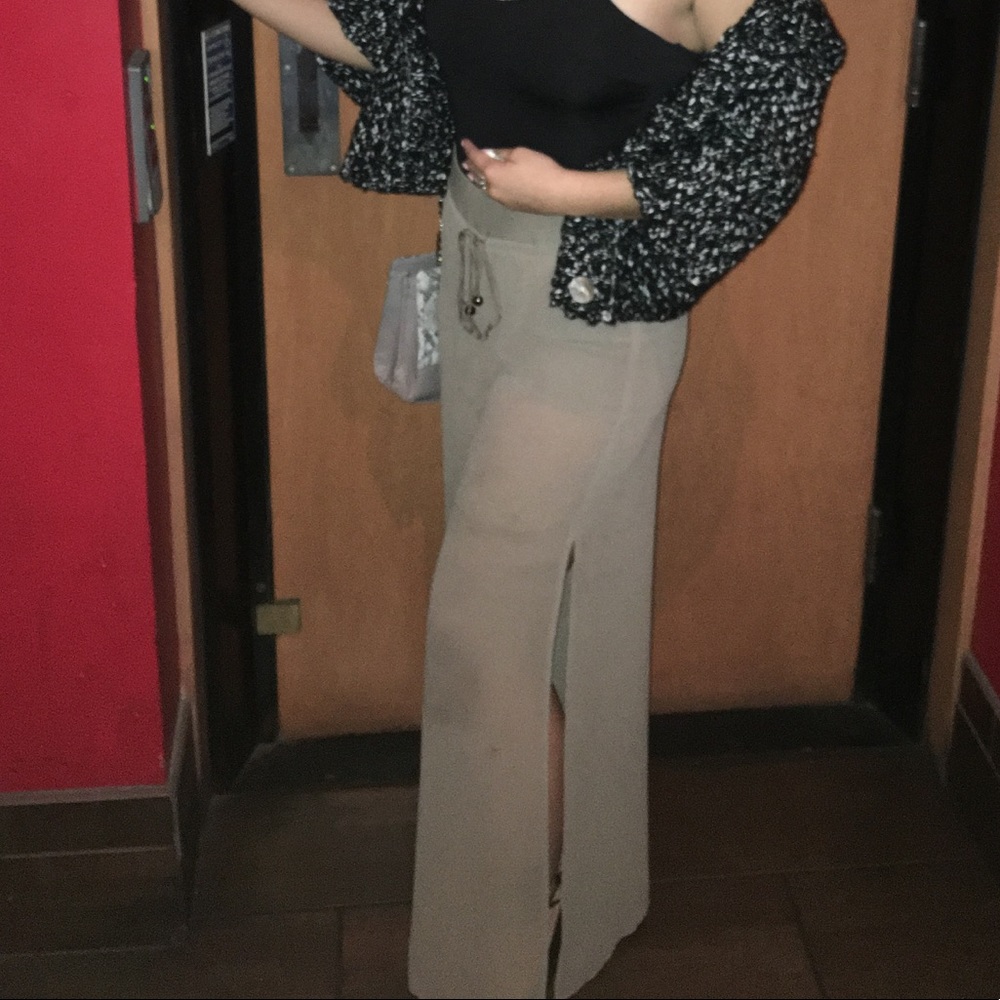 Elegant see through pants