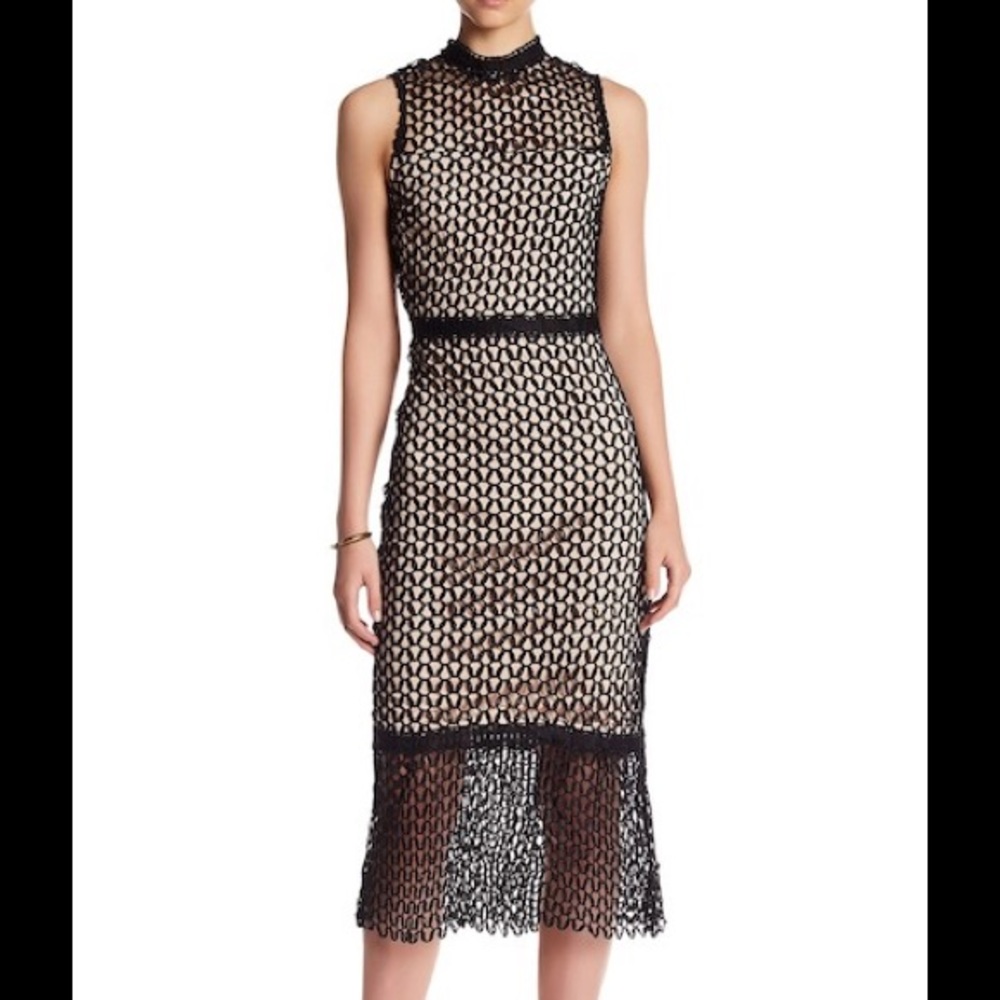 Mermaid cut crochet dress
