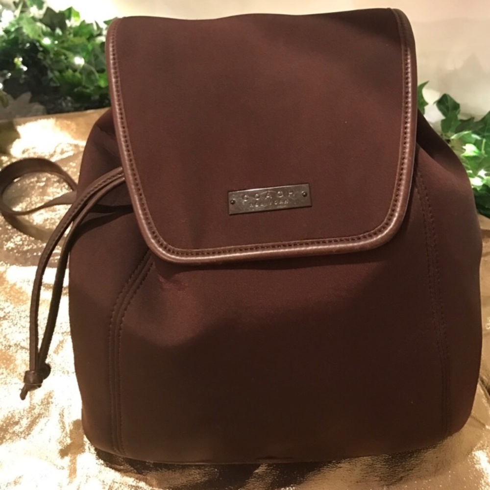 Authentic COACH neo fabric backpack!