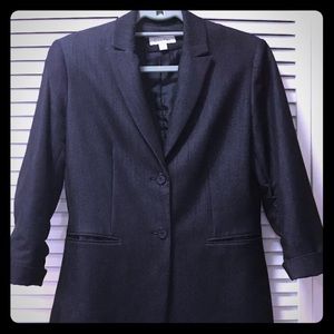 Calvin Klein Blazer Dark Gray Size 6, 2 Pockets