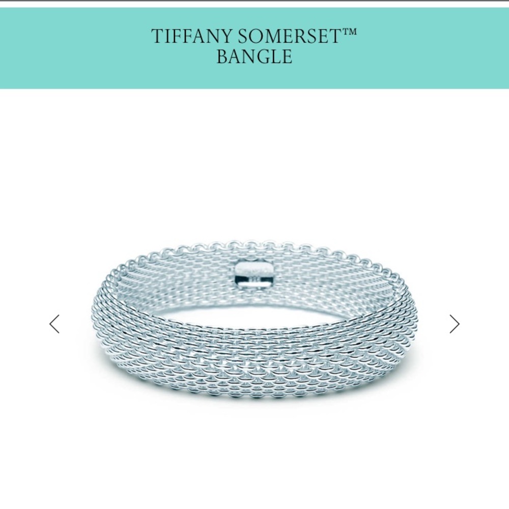 Tiffany & Co. Somerset Sterling Silver Bangle