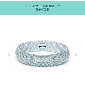 Tiffany & Co. Somerset Sterling Silver Bangle