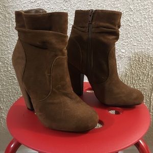Chestnut ankle boots