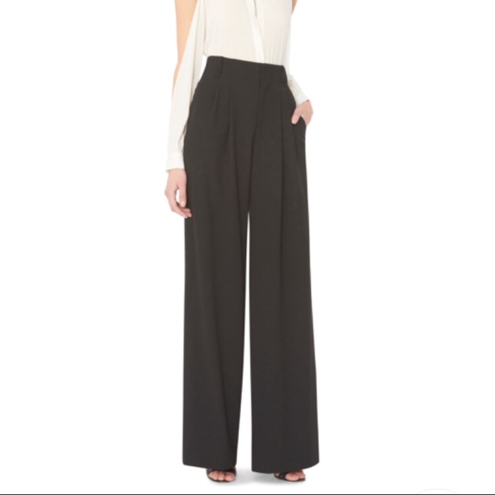 Alice and Olivia - Black Wide Leg Trouser