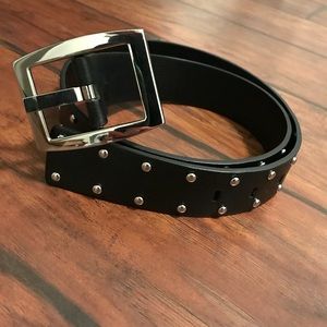 Studded Black Belt