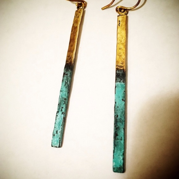 Lena Bernard Linear Drop Earrings NWT - Picture 6 of 7