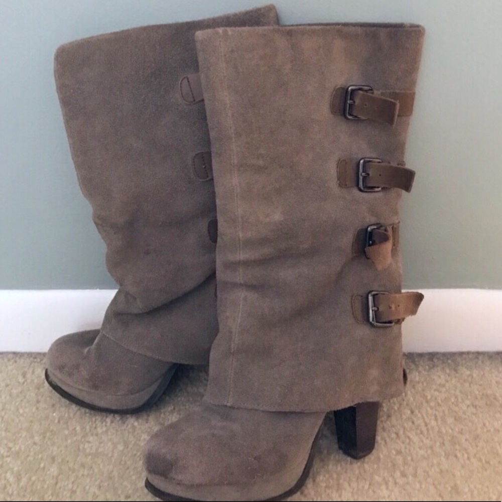 Report Signature Gray Slouchy boots - lowest price