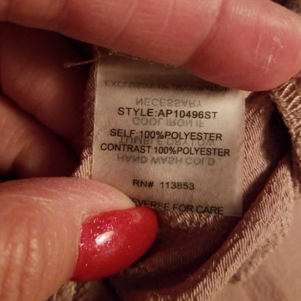 🧯CLEARANCE 🧯❤DRESSY TAUPE JOGGERS❤ - Picture 5 of 5