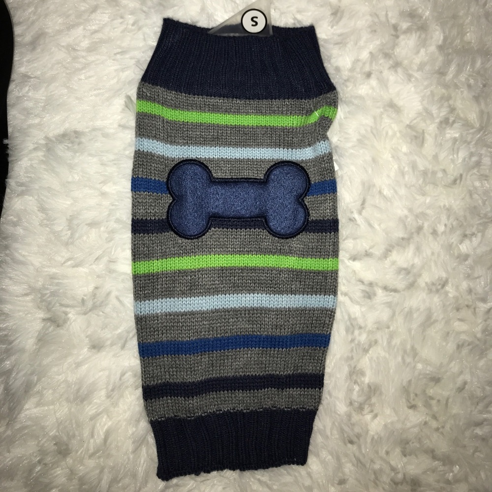 Seahawks color dog sweater