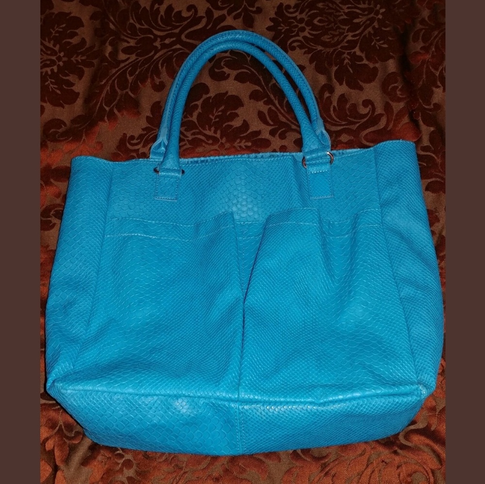 Blue Neiman Marcus tote/purse $30 (obo)