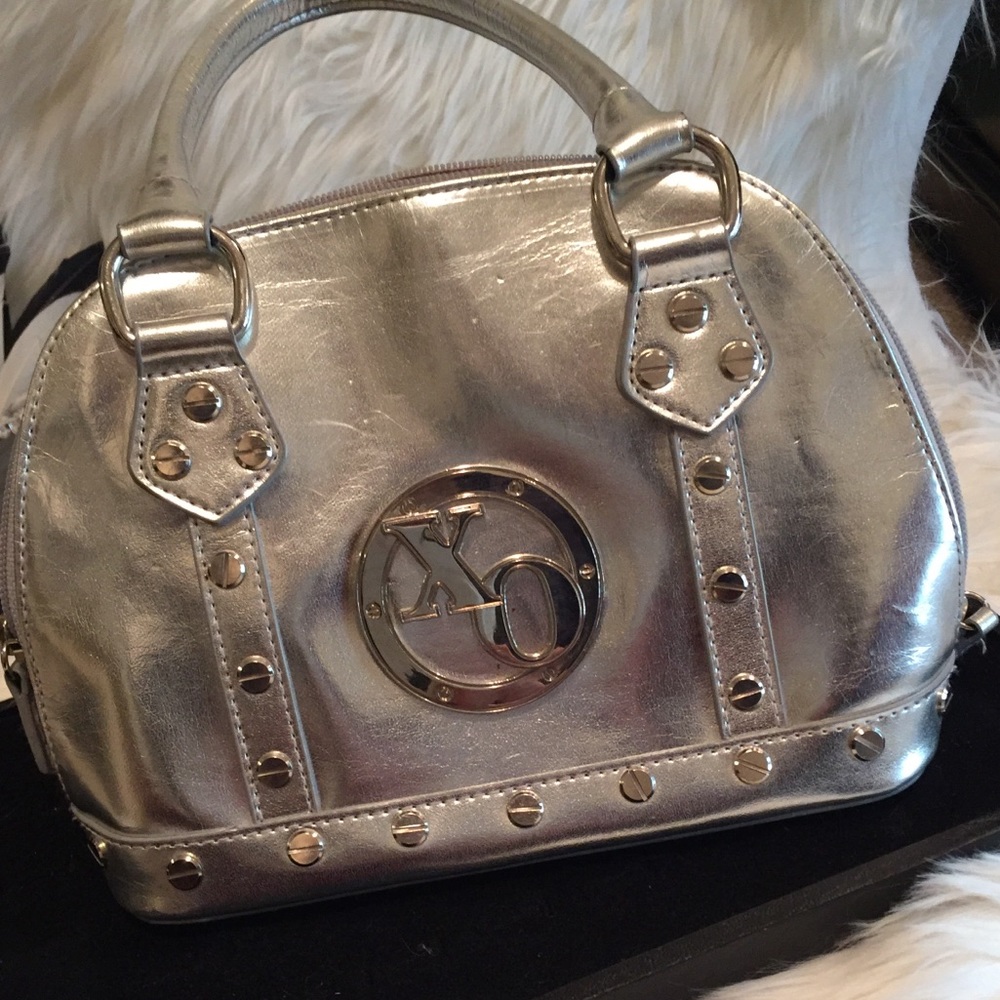 XOXO silver purse