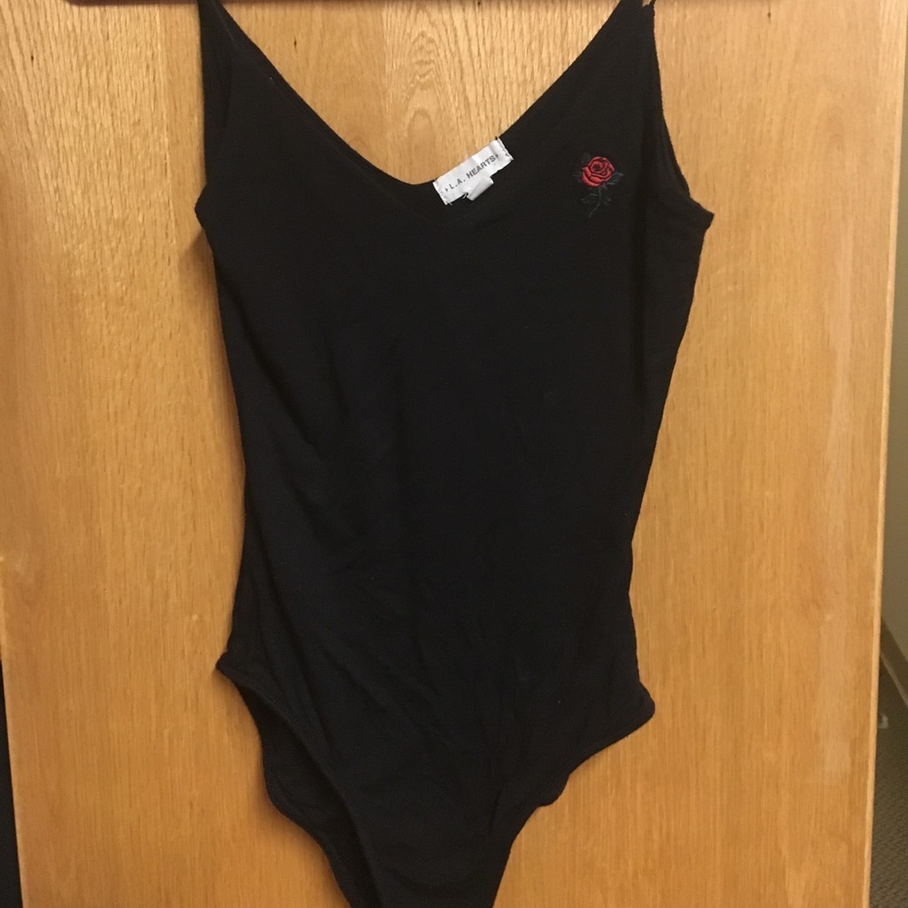 PACSUN LA HEARTS ROSE BODYSUIT