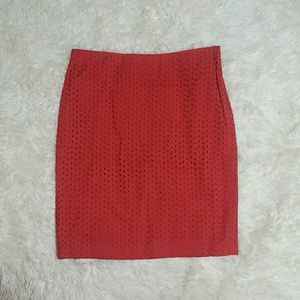 NWT! Max Studio eyelet pencil skirt