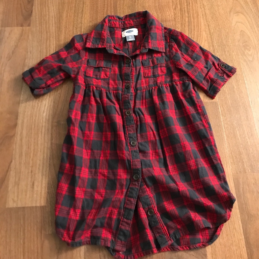 Toddler girl's shirt dress