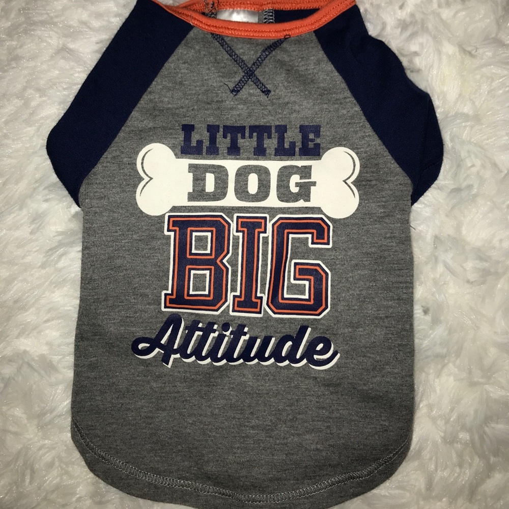 Big attitude dog shirt