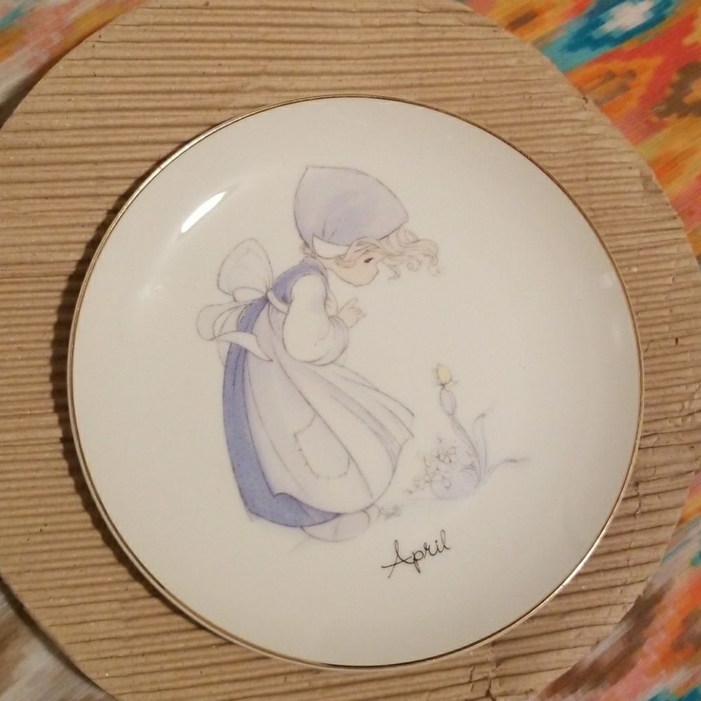 Precious Moments plate