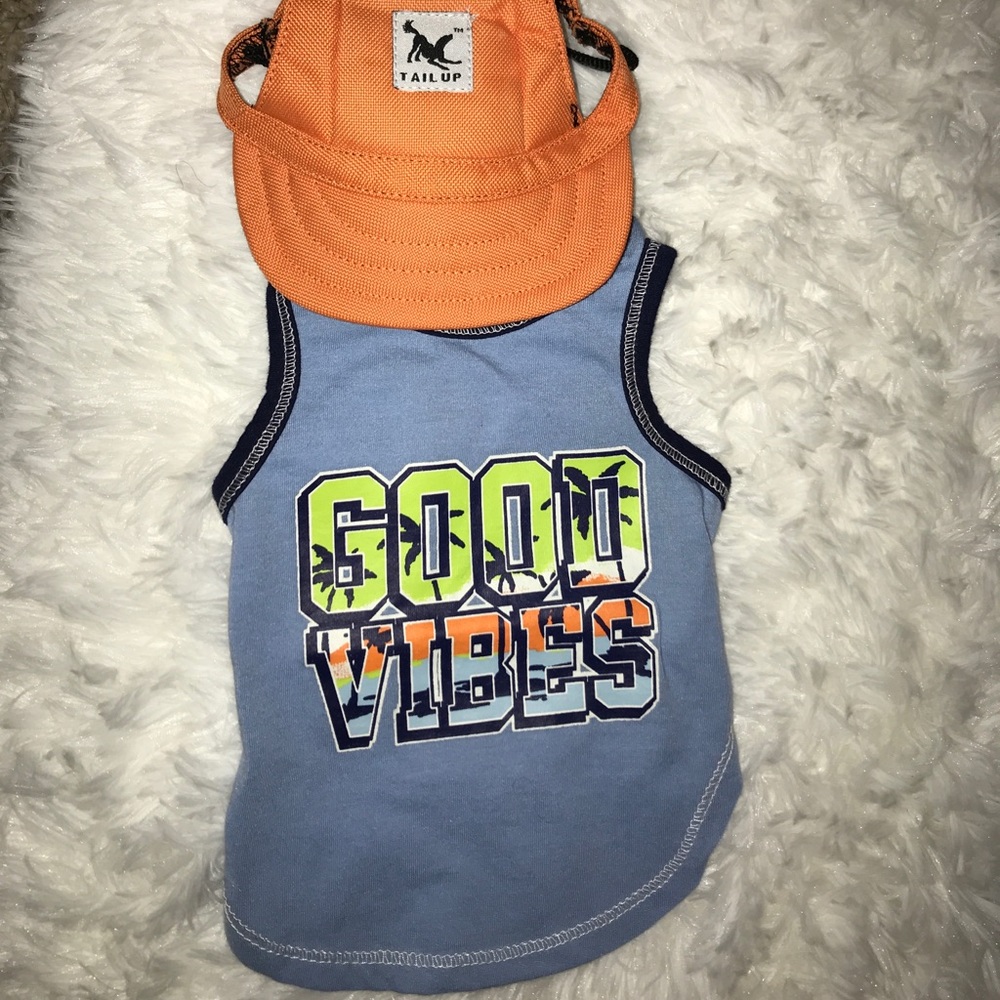 Blue Dog tank top